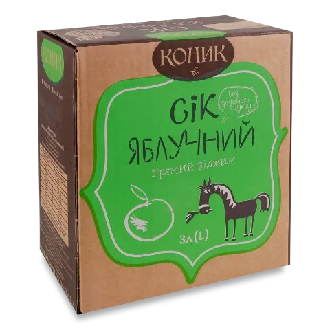 Сік «Лавка традицій» «Коник» яблучний прямого віджиму