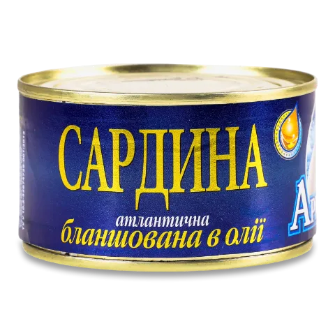 Сардина «Арктика» атлантична бланшована в олії