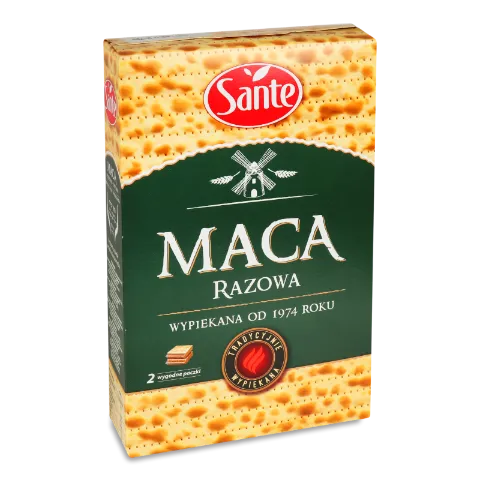 Маца Sante цільнозернова
