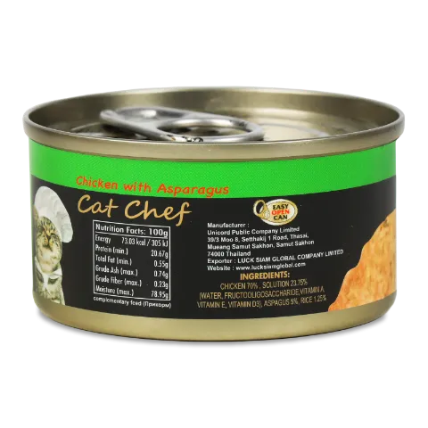 Корм для котов Cat Chef мясо курицы со спаржей