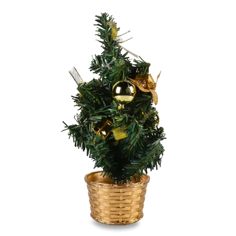 Елка декоративная 20см в ассортименте D-001