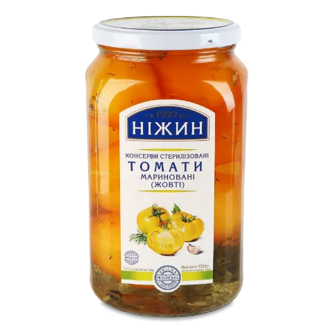 Томаты Ніжин маринованные желтые
