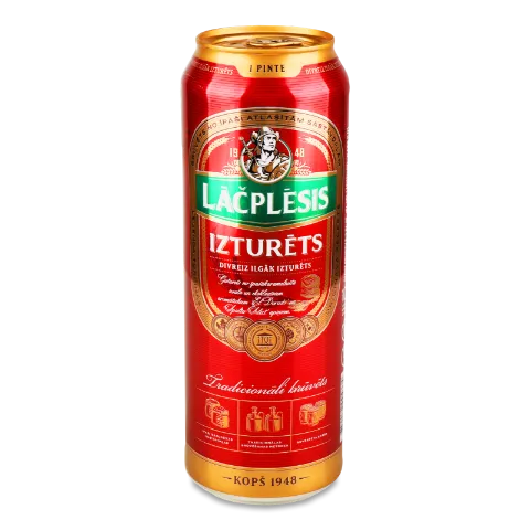 Пиво Lacplesis Izturets светлое ж/б