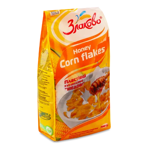 Хлопья кукурузные Золотое зерно Медовые глазирован