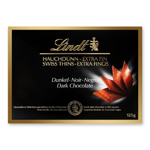 Цукерки Lindt з чорного шоколаду