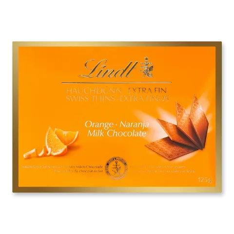 Цукерки Lindt молочні з апельсином