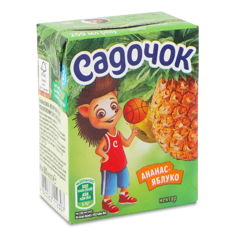 Нектар «Садочок» ананасово-яблучний неосвітлений