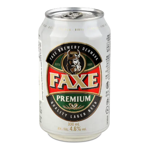 Пиво Faxe Premium светлое ж/б 0,33л