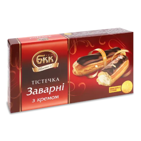 Тістечка БКК «Заварні» з кремом