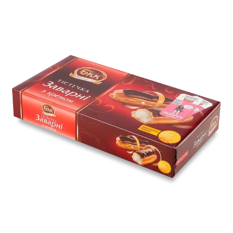 Пирожные БКК Заварные с кремом