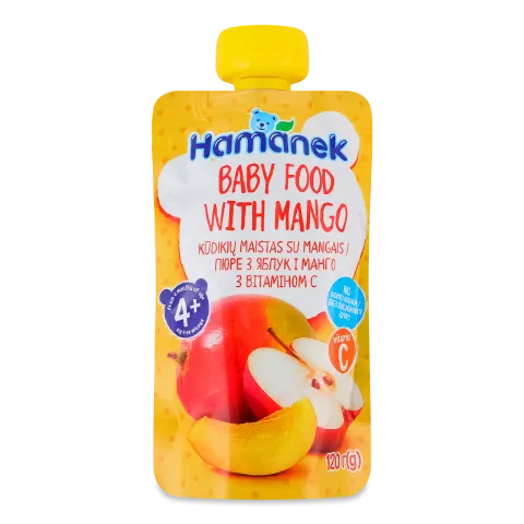 Пюре Hamanek яблуко та манго