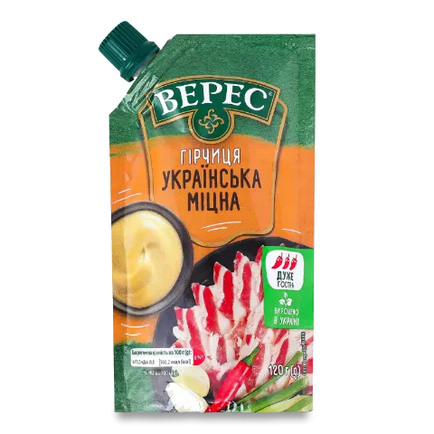 Гірчиця «Верес» «Українська» міцна д/п