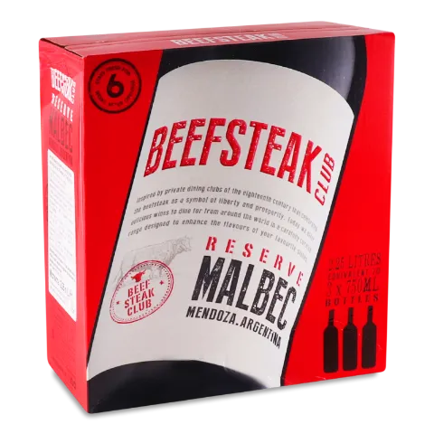 Вино Beefsteak Club Beef & Liberty Malbec BIB