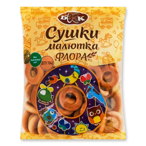 Сушки «БКК» «Флора» «Малютка»