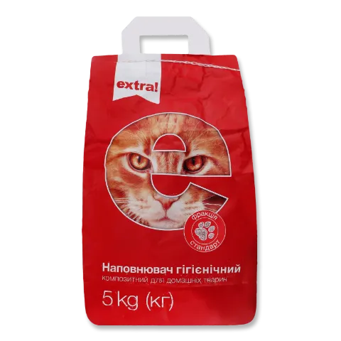 Наполнитель гигиенический Extra! бентонитовый сред