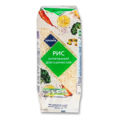 Рис Премія шлифованный длиннозернистий