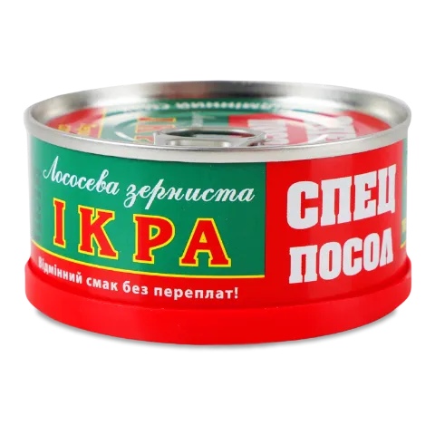 Ікра лососева «Спецпосол» з/б