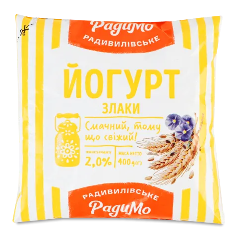 Йогурт РадиМо Злаки 2% п/э