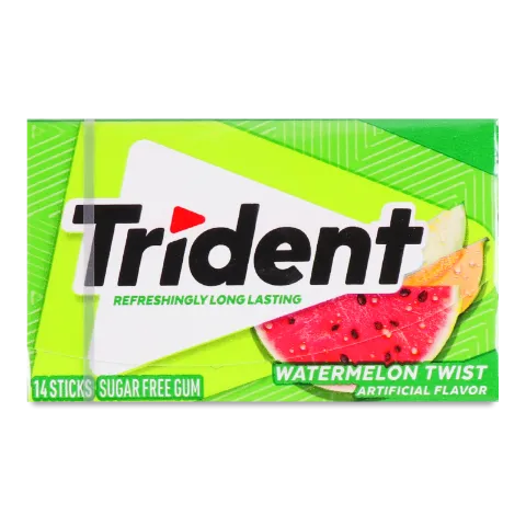 Гумка жувальна Trident кавун-диня