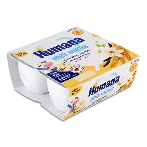Пудинг Humana Milk minis манний з ваніллю
