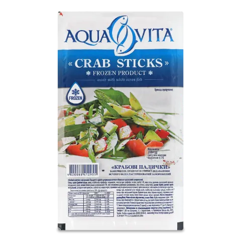 Палочки крабовые Aqua Vita замороженные