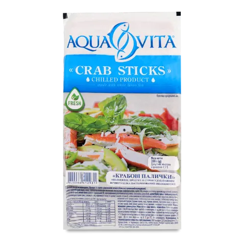 Палочки крабовые Aqua Vita охлажденные