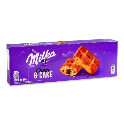 Бисквит Milka с начинкой шоколад