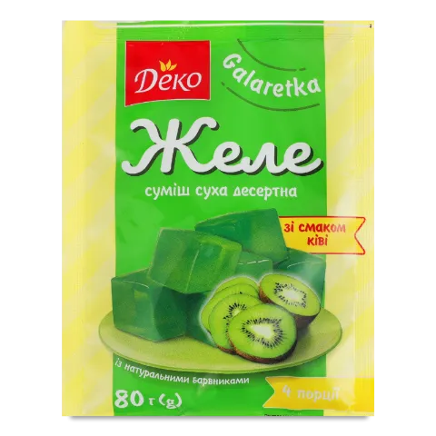 Желе «Деко» зі смаком ківі