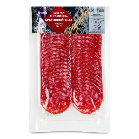 Колбаса Премія Брауншвейская с/к в/с нар