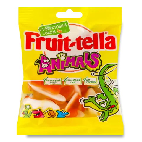 Цукерки Fruittella Animals