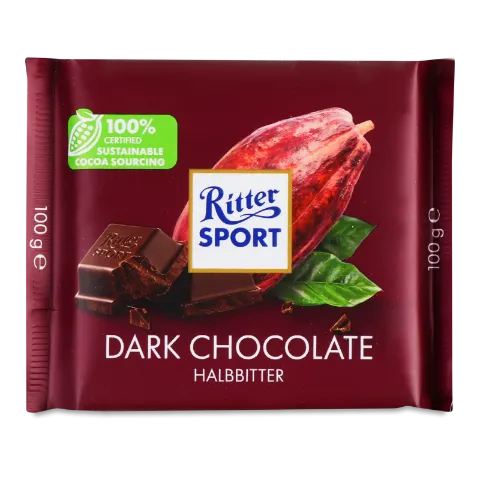 Шоколад Ritter Sport чорний