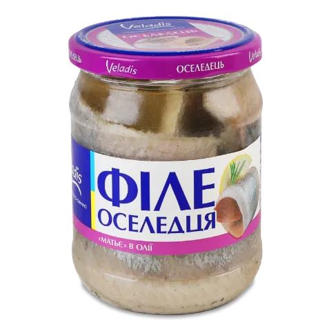 Сельдь Veladis Матье филе в масле с/б