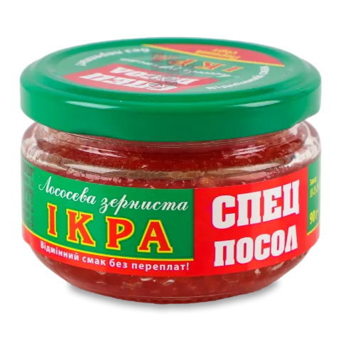Ікра лососева «Спецпосол» «Форель» с/б