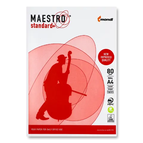 Бумага офисная Maestro Standard+ A4 80г/м2 500лис