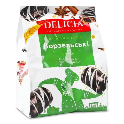 Пряники Деліція Ворзельские с декором заварные