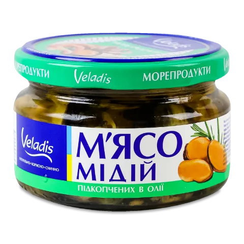 Мидии Veladis подкопченные в масле с/б