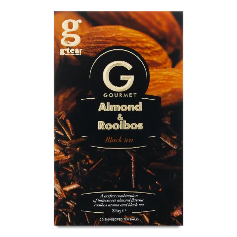 Чай черный G'tea! Gourmet миндаль-ройбуш