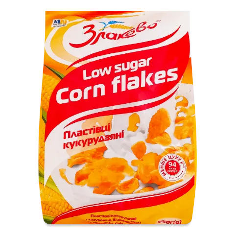 Хлопья Злаково кукурузные low sugar