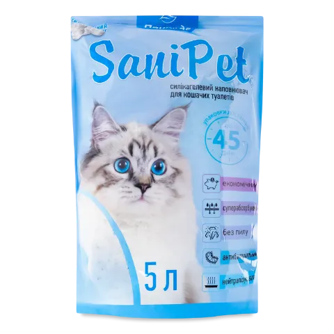 Наполнитель Природа SaniPet силикогелевый