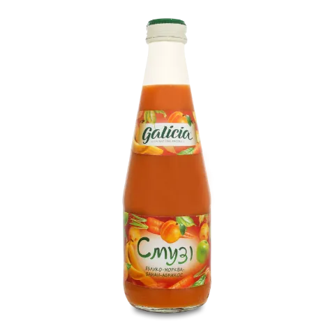 Смузі Galicia яблуко-морква-банан-абрикос