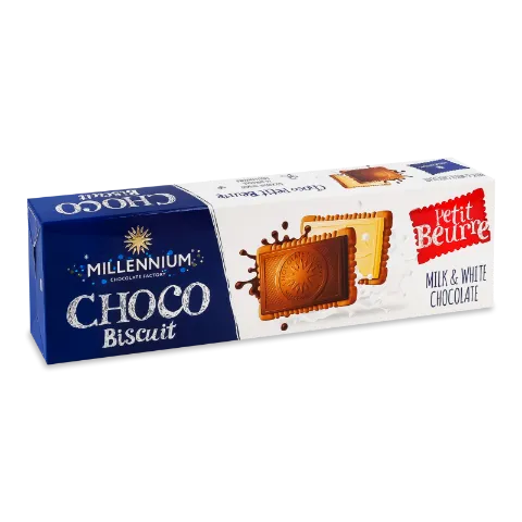 Шоколад Millennium Choco Biscuit асорті з печивом