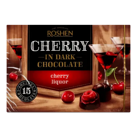 Цукерки Roshen вишня з вишневим лікером