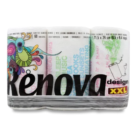 Полотенца кухонные Renova XXL с дизайном