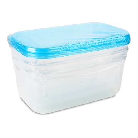 Н-р контейнеров д/хран прод квадратные 1100мл 3шт