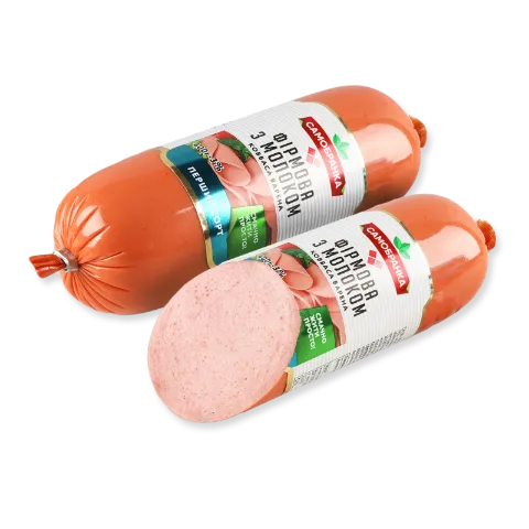 Колбаса Самобранка Фирменная с молоком п/а 1с
