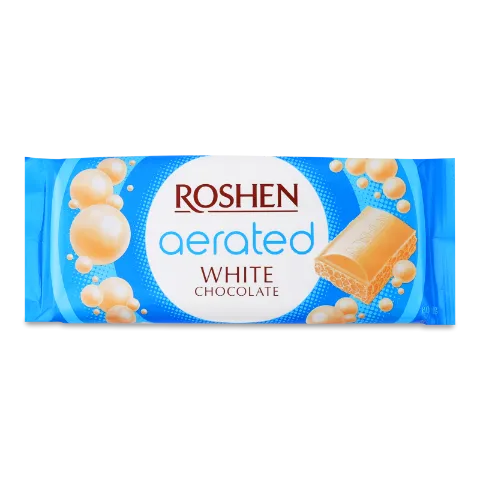 Шоколад Roshen білий пористий