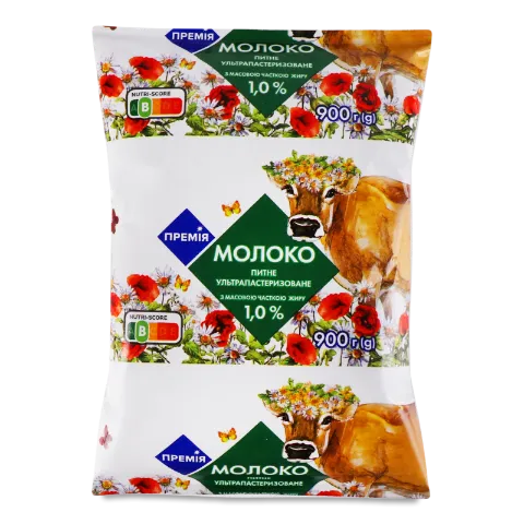 Молоко ультрапастеризованное Премія 1% т/ф