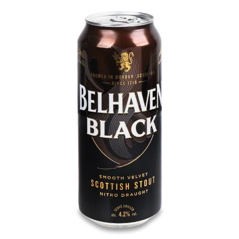 Пиво Belhaven Black темное ж/б