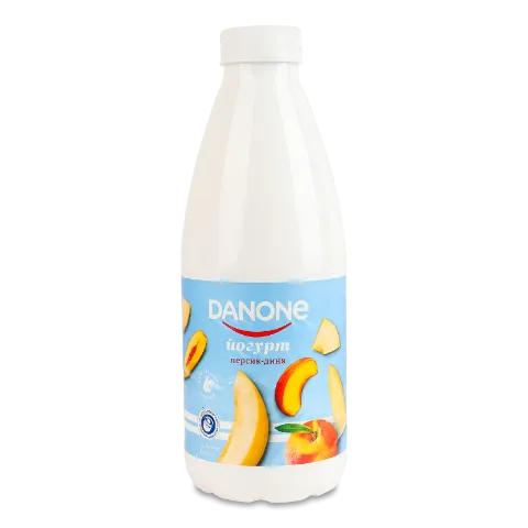 Йогурт Danone персик-диня питний 1,5%