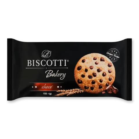 Печиво Biscotti «Бейкері» з шоколадом